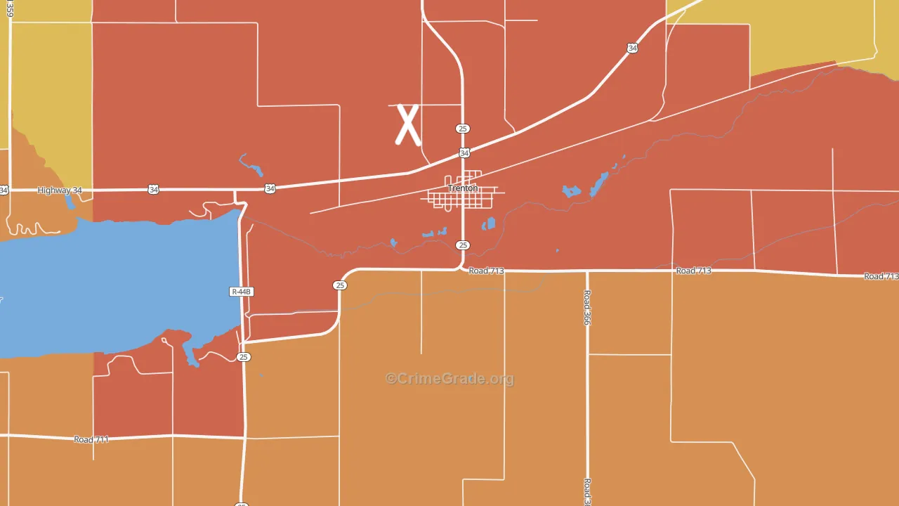 69044, NE Map of Theft Rates