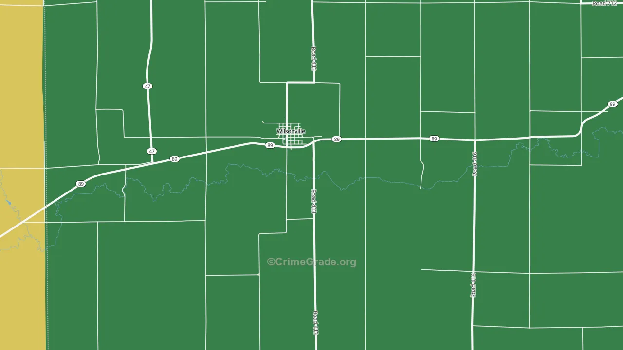 69046, NE Map of Theft Rates