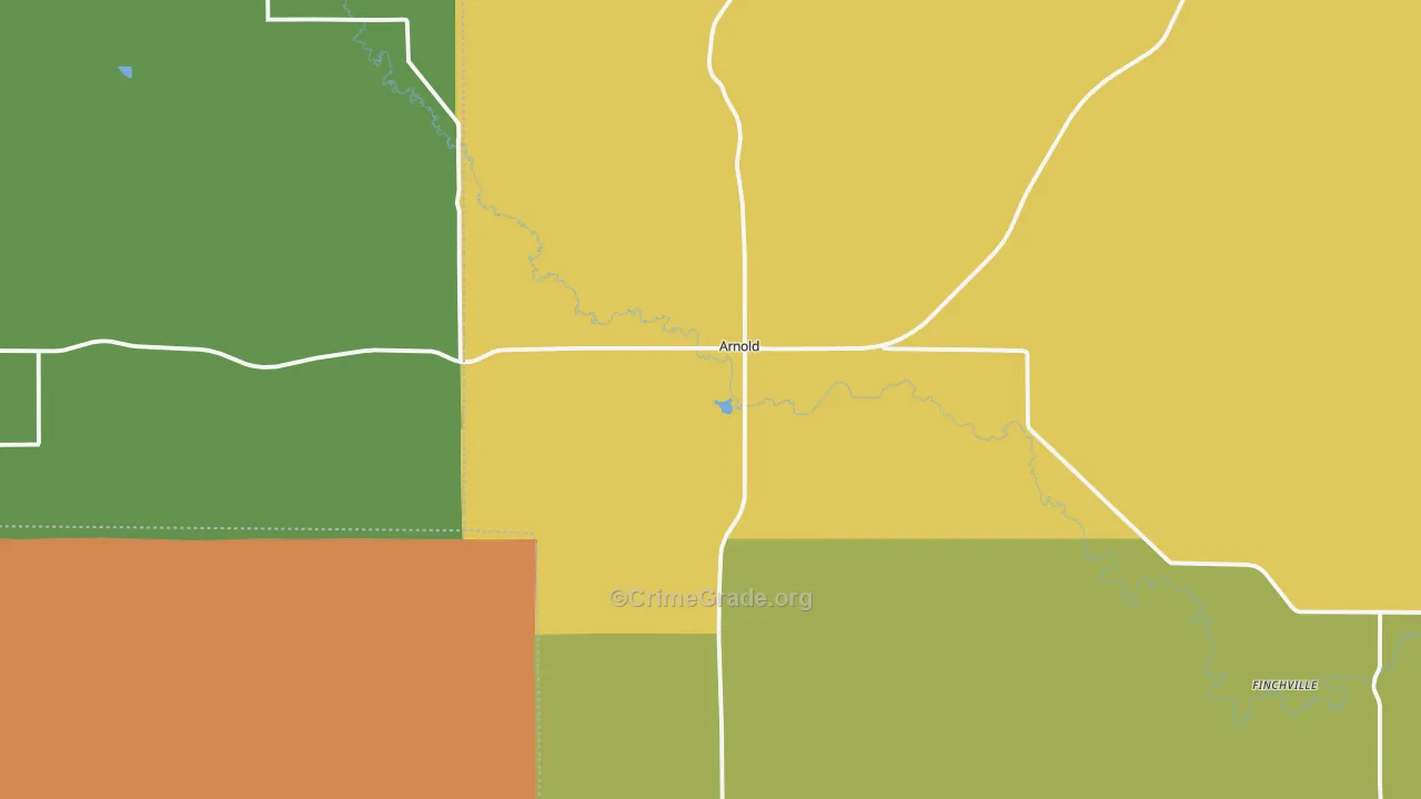 69120, NE Map of Theft Rates