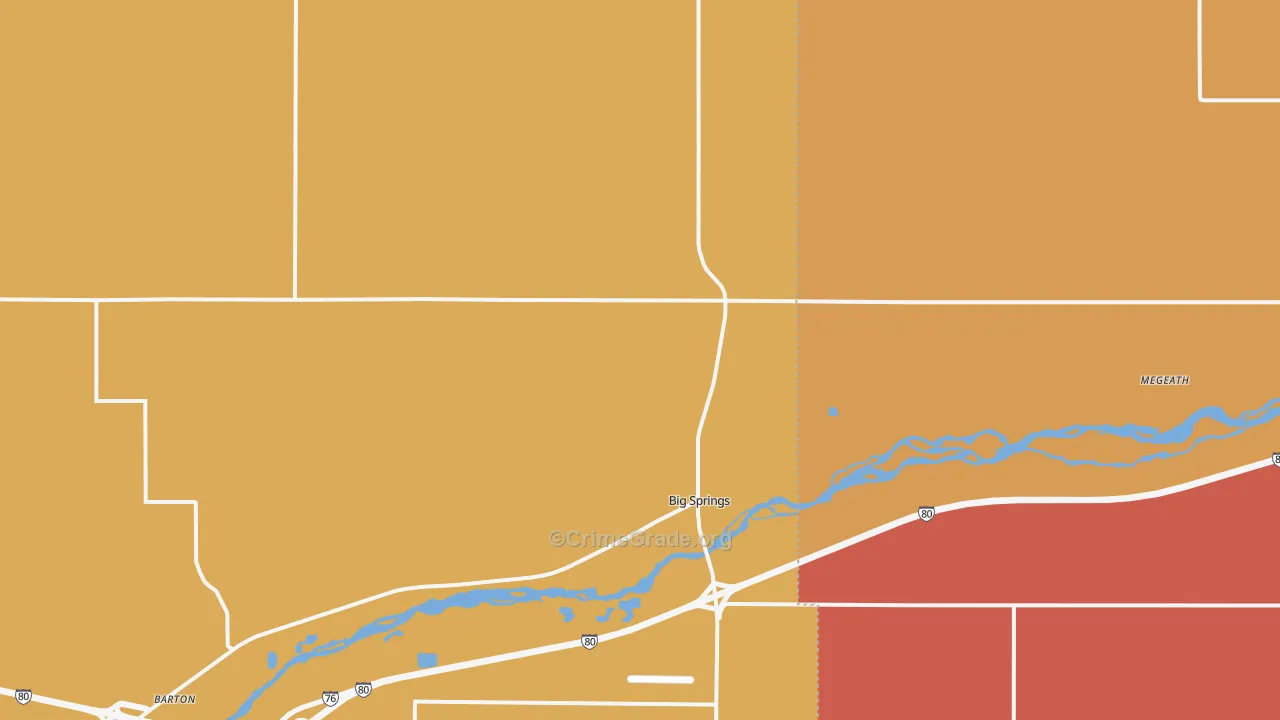 69122, NE Map of Theft Rates