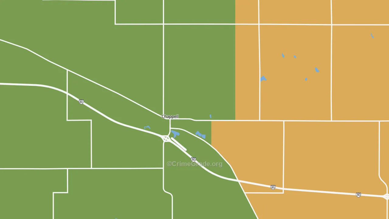 69129, NE Map of Theft Rates