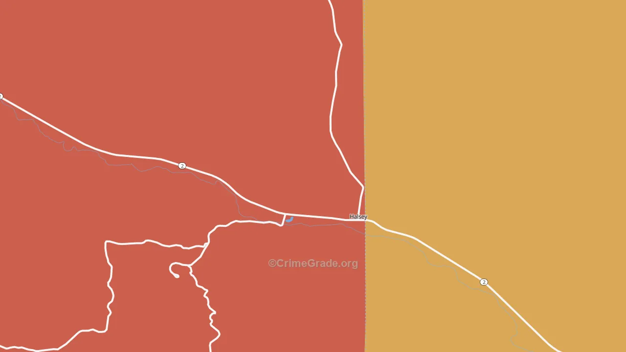 69142, NE Map of Theft Rates