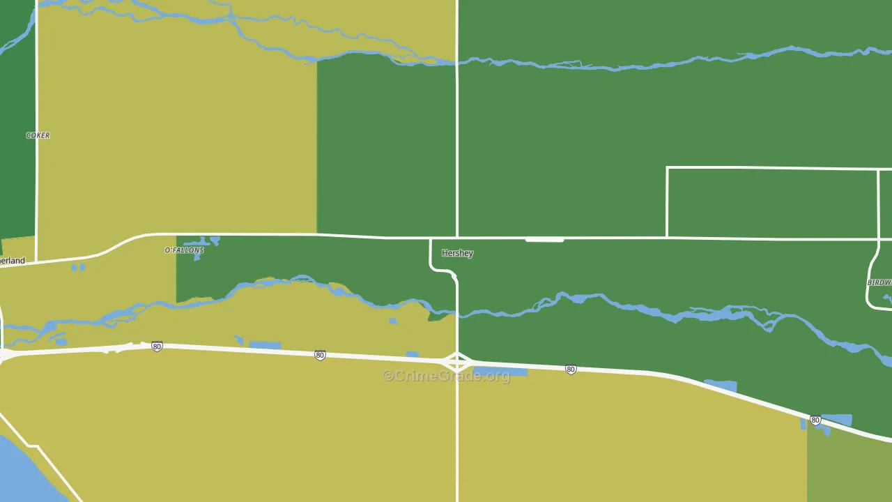 69143, NE Map of Theft Rates