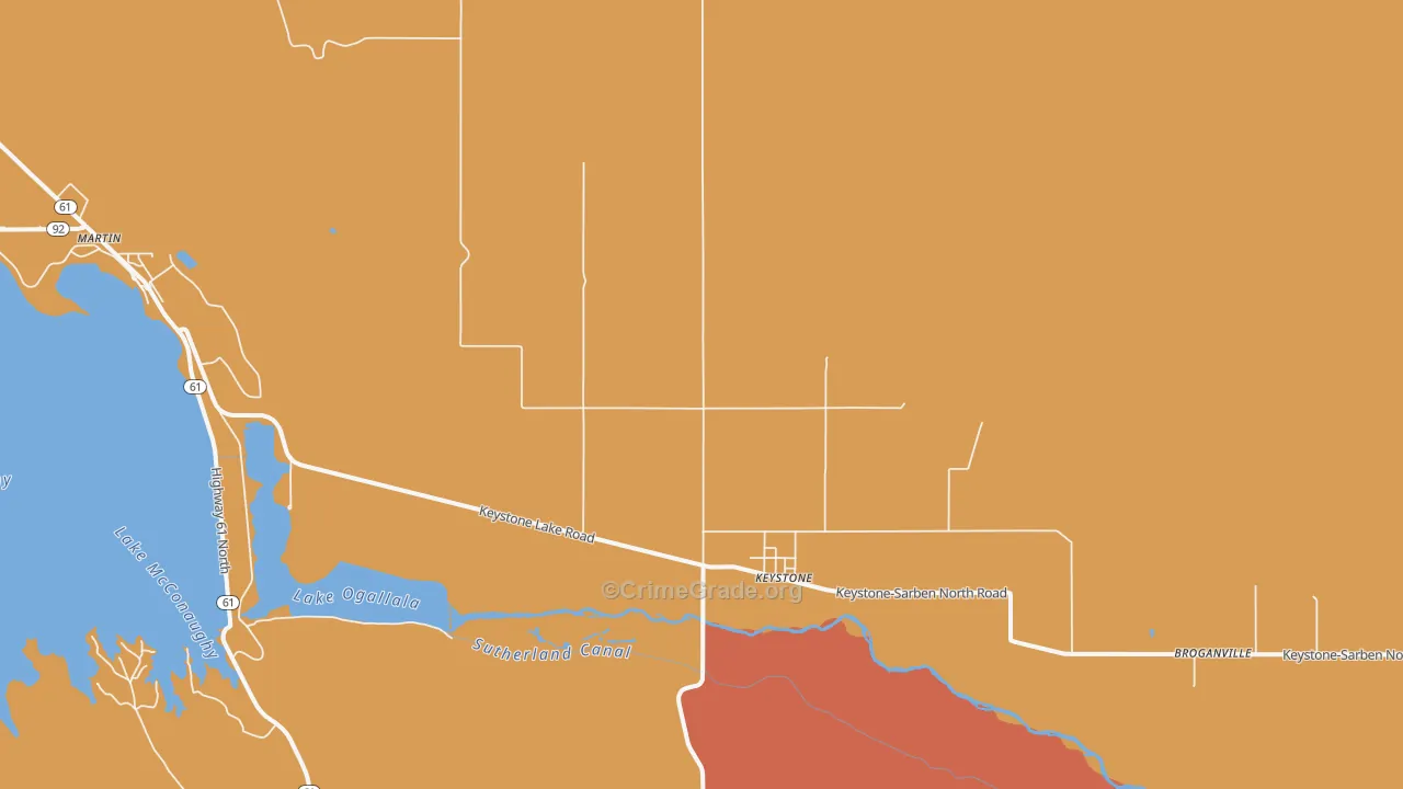 69144, NE Map of Theft Rates