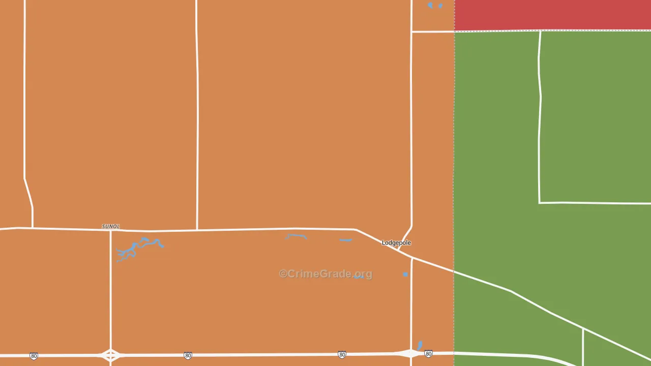 69149, NE Map of Theft Rates
