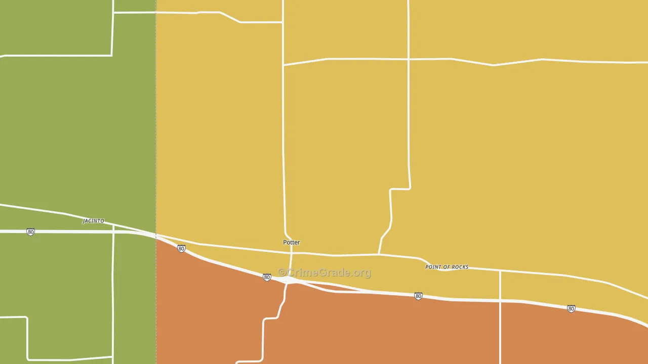 69156, NE Map of Theft Rates