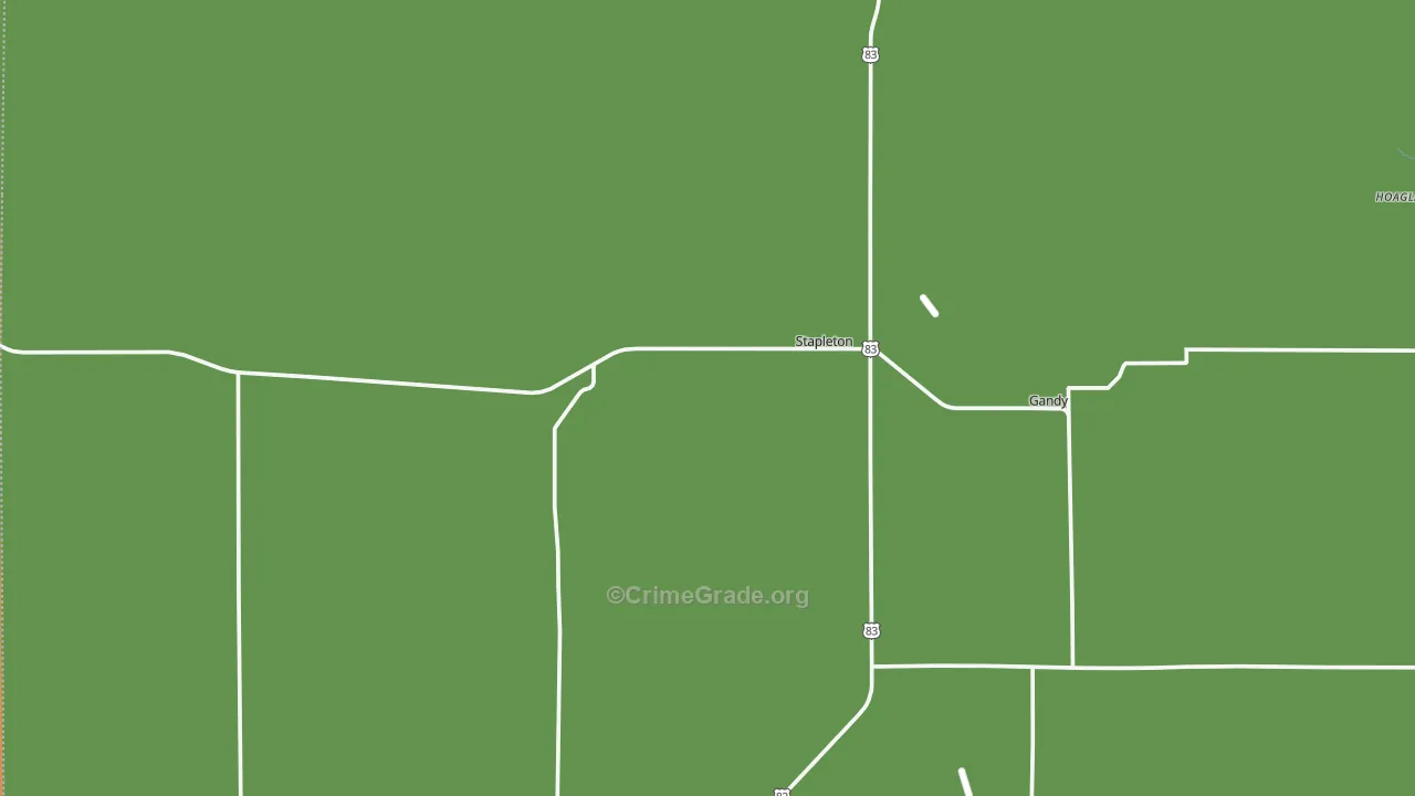 69163, NE Map of Theft Rates
