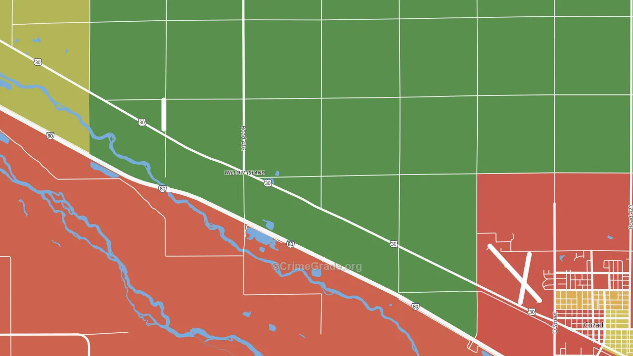 69171, NE Map of Theft Rates