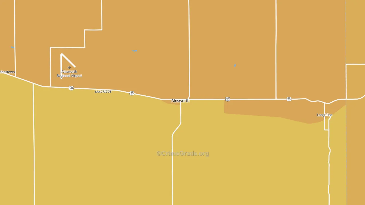 69210, NE Map of Theft Rates