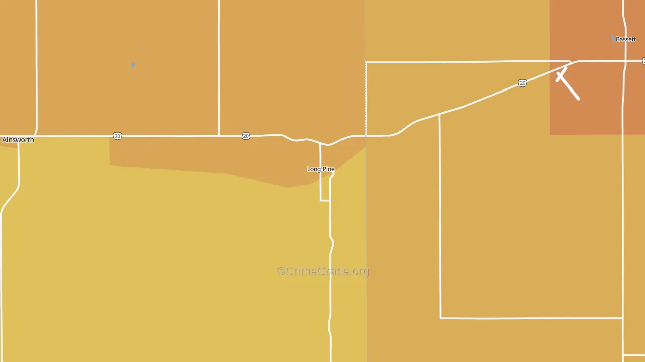 69217, NE Map of Theft Rates