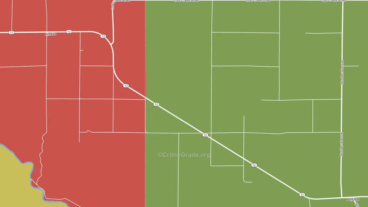 69220, NE Map of Theft Rates