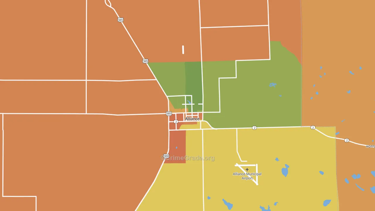 69301, NE Map of Theft Rates
