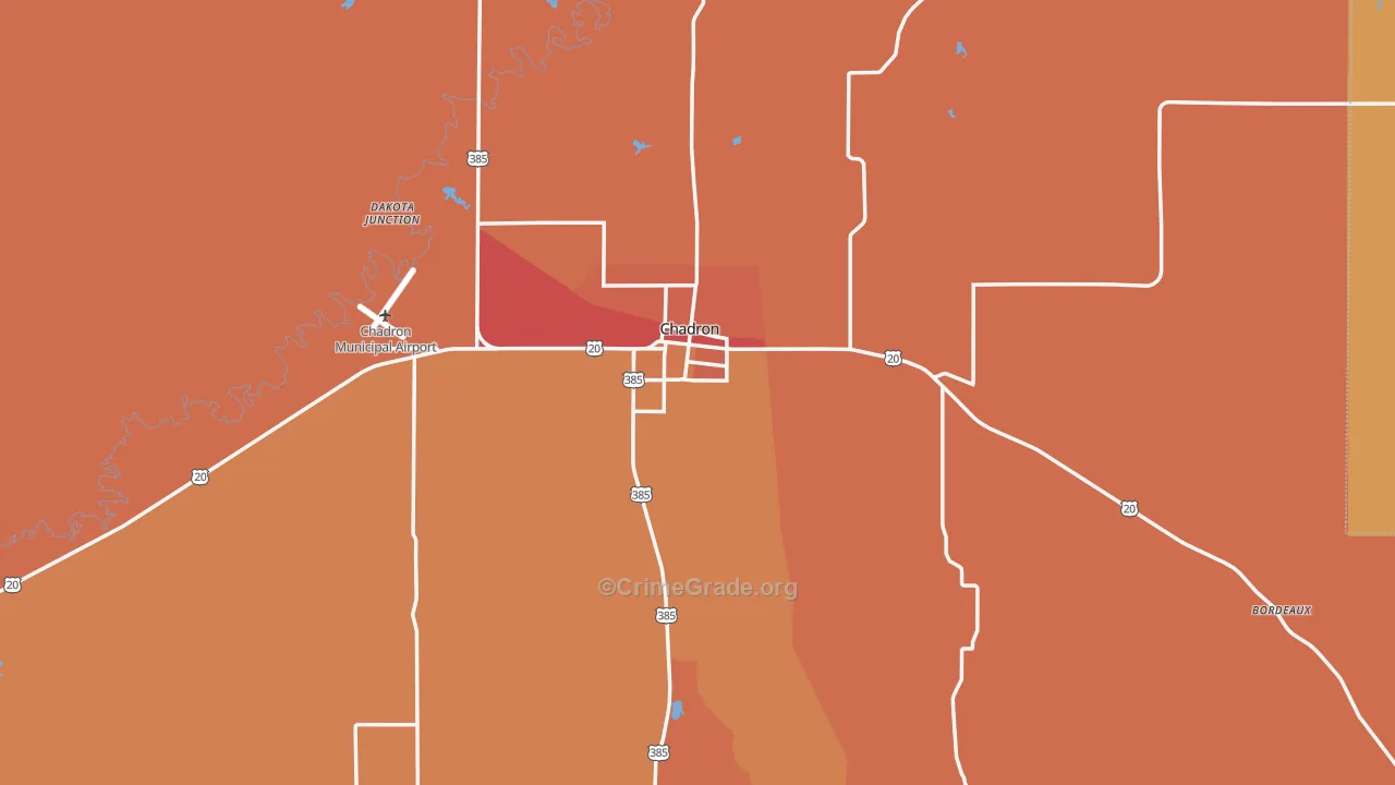 69337, NE Map of Theft Rates