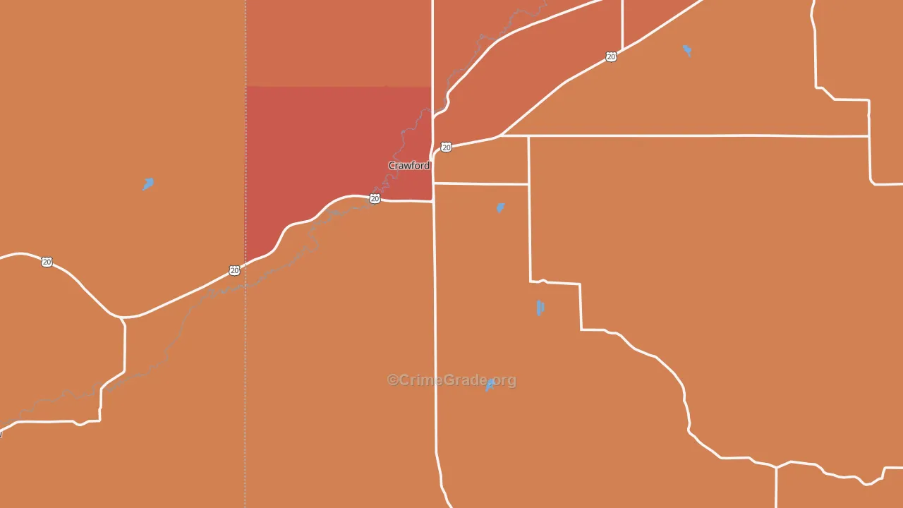 69339, NE Map of Theft Rates