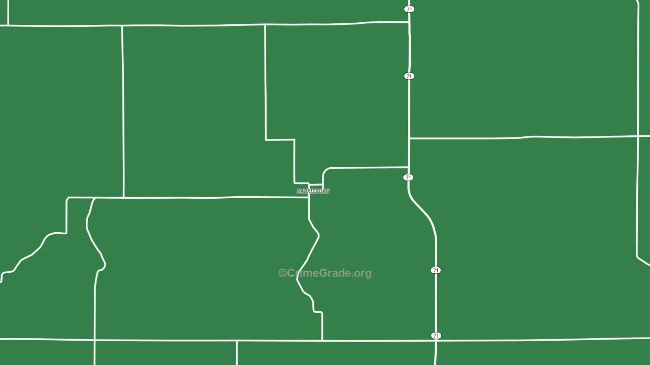 69345, NE Map of Theft Rates