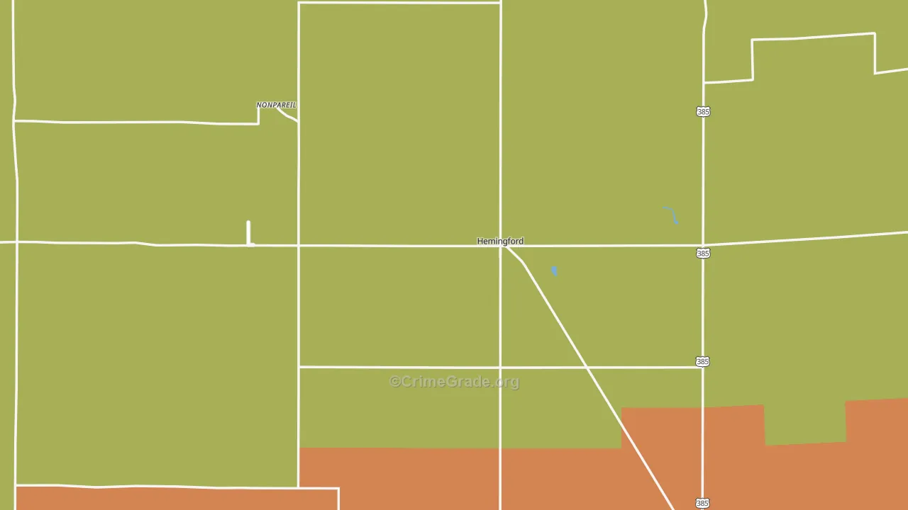 69348, NE Map of Theft Rates