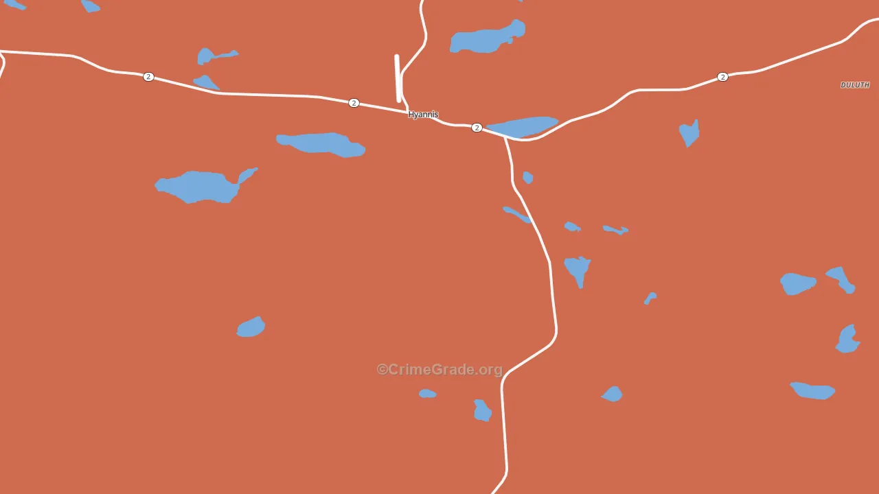 69350, NE Map of Theft Rates