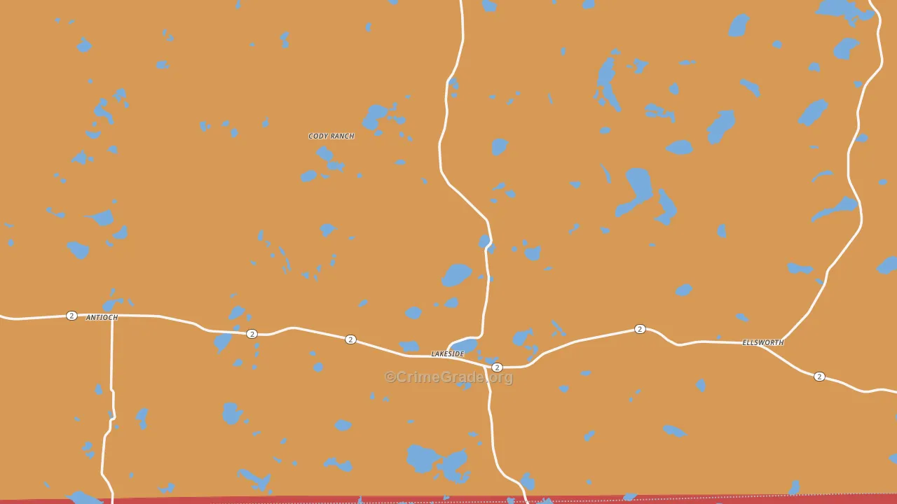 69351, NE Map of Theft Rates