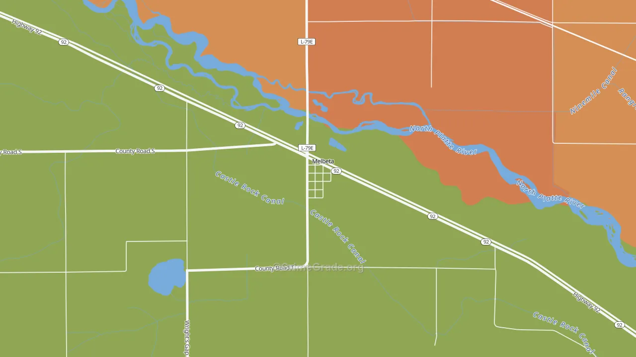 69355, NE Map of Theft Rates