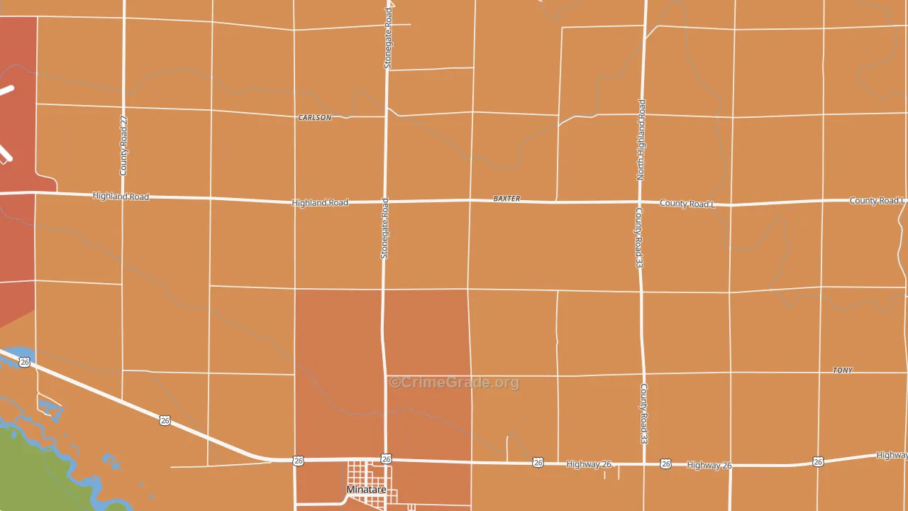 69356, NE Map of Theft Rates