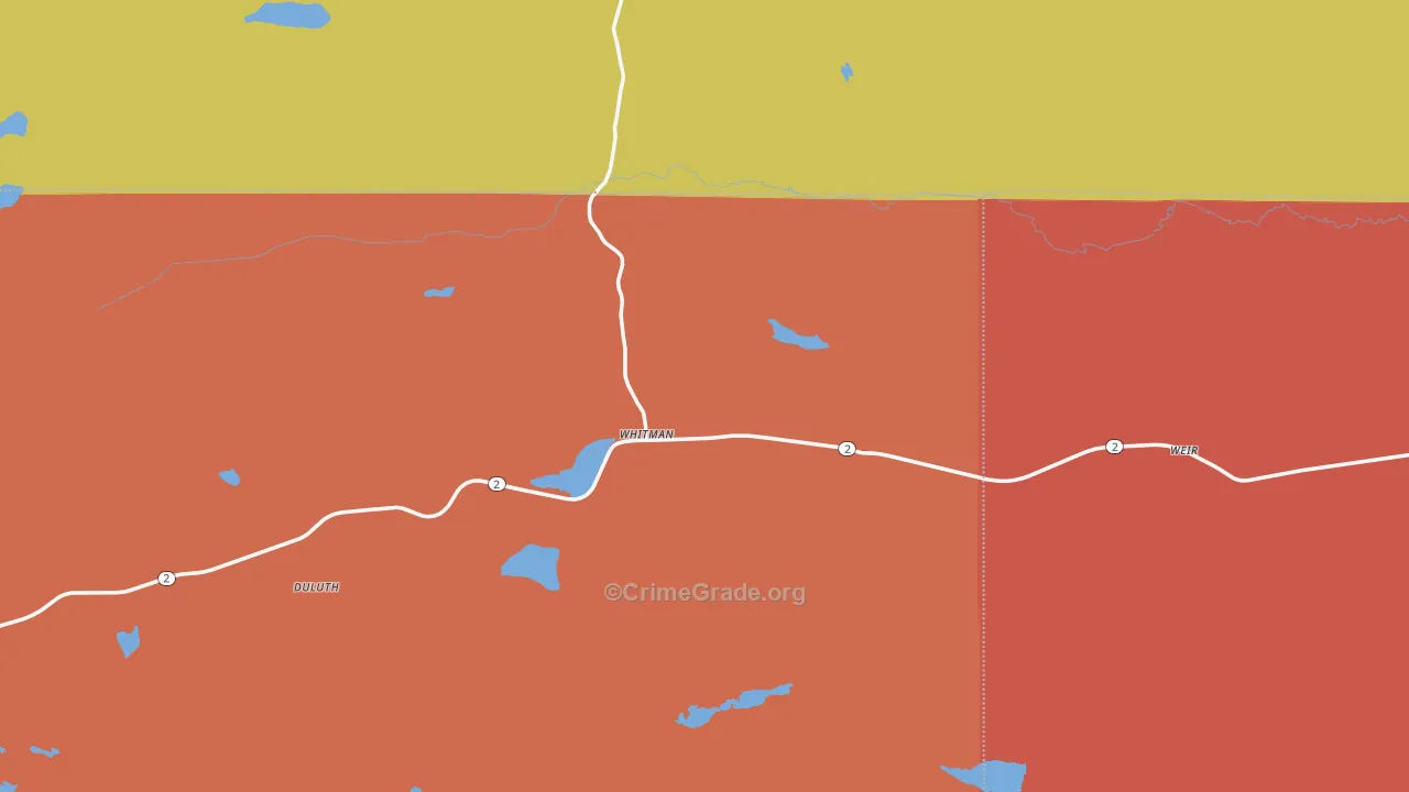 69366, NE Map of Theft Rates