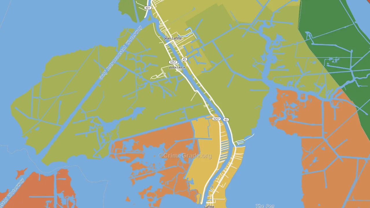 70036, LA Map of Theft Rates
