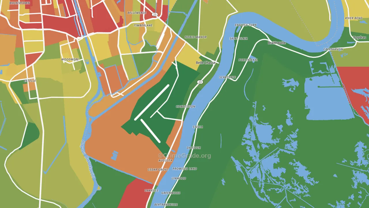 70037, LA Map of Theft Rates