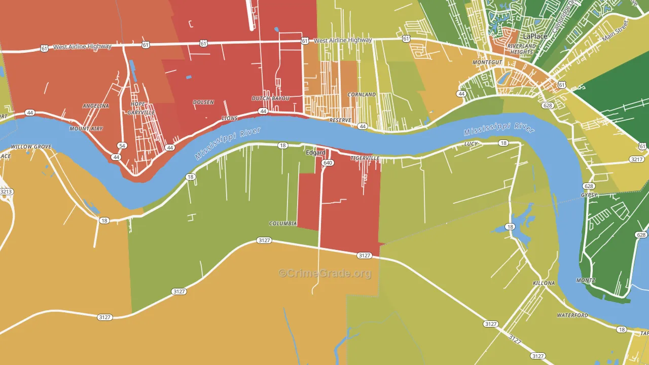 70049, LA Map of Theft Rates