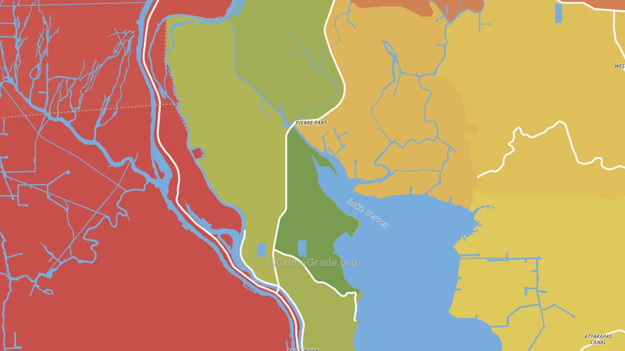 70339, LA Map of Theft Rates