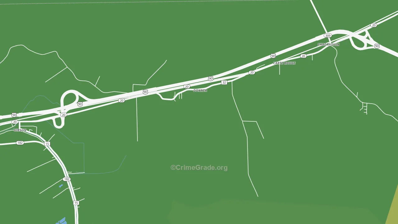 70352, LA Map of Theft Rates