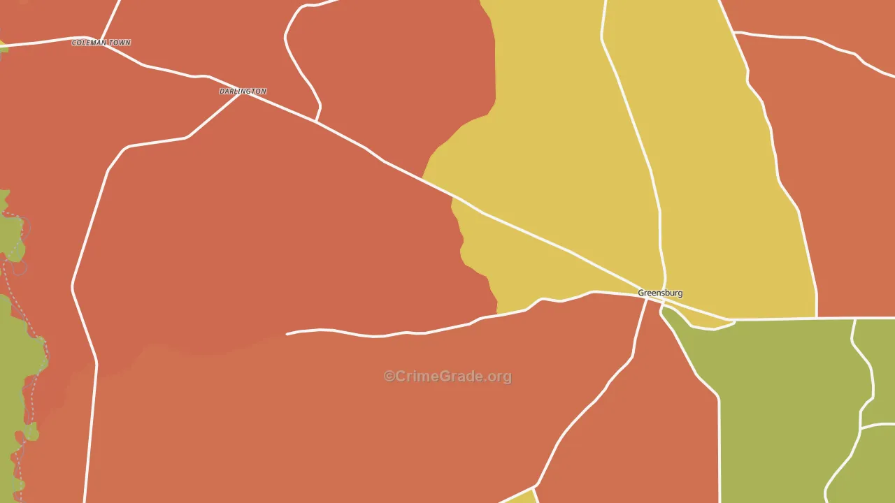 70441, LA Map of Theft Rates