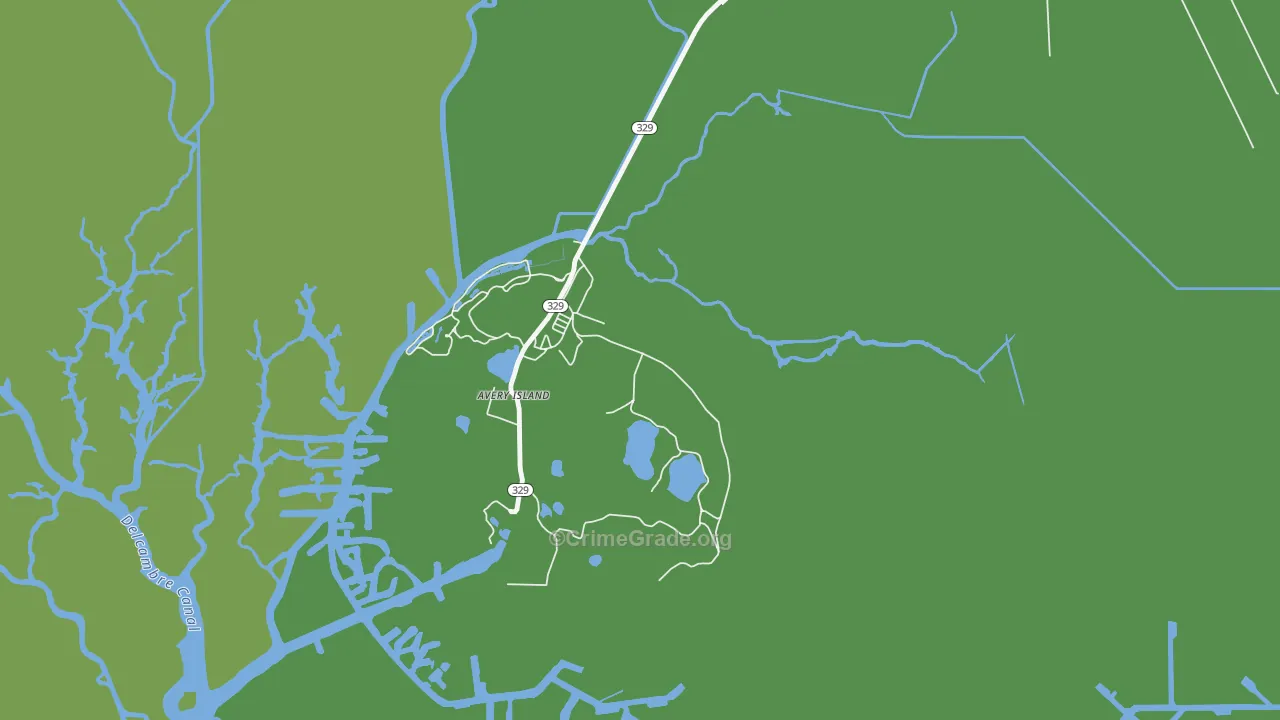70513, LA Map of Theft Rates