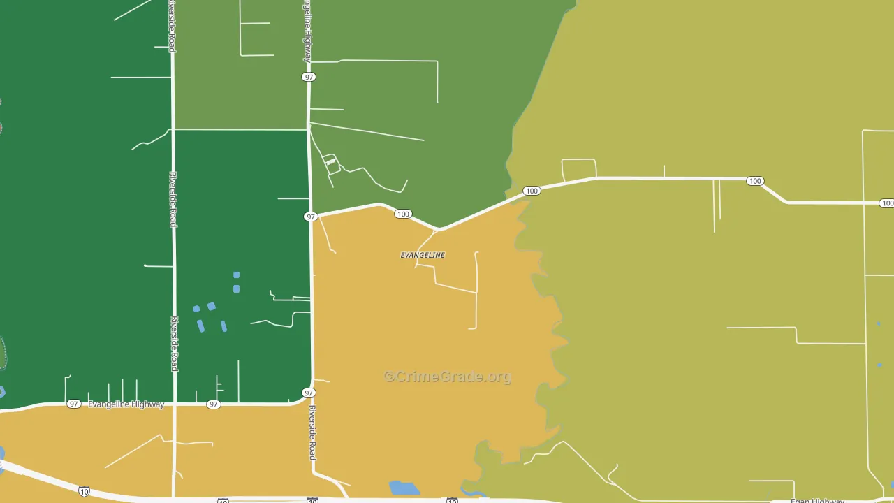 70537, LA Map of Theft Rates