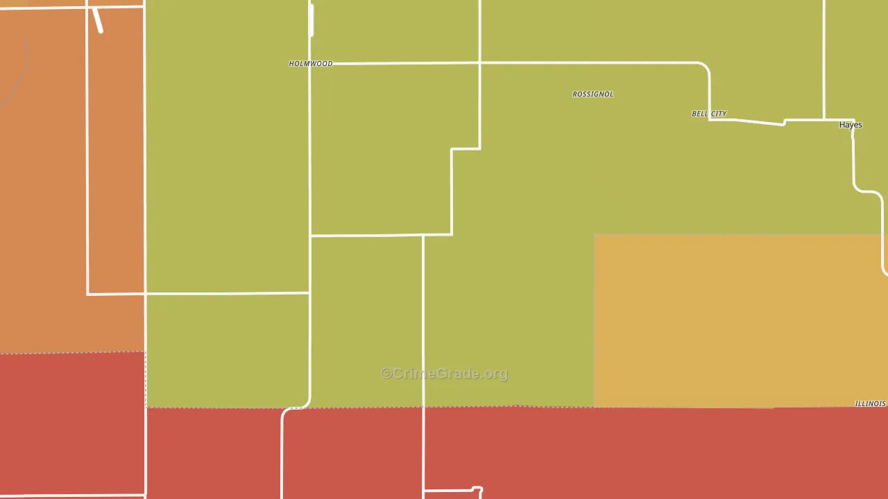 70630, LA Map of Theft Rates
