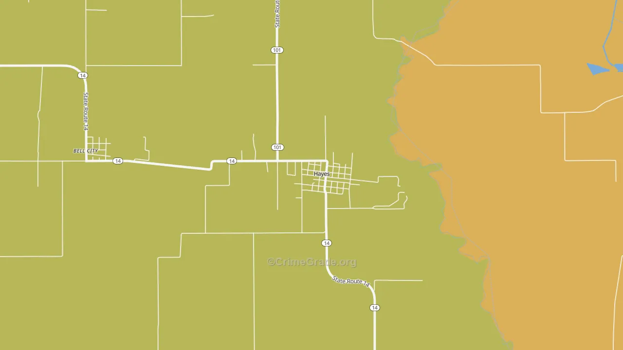 70646, LA Map of Theft Rates