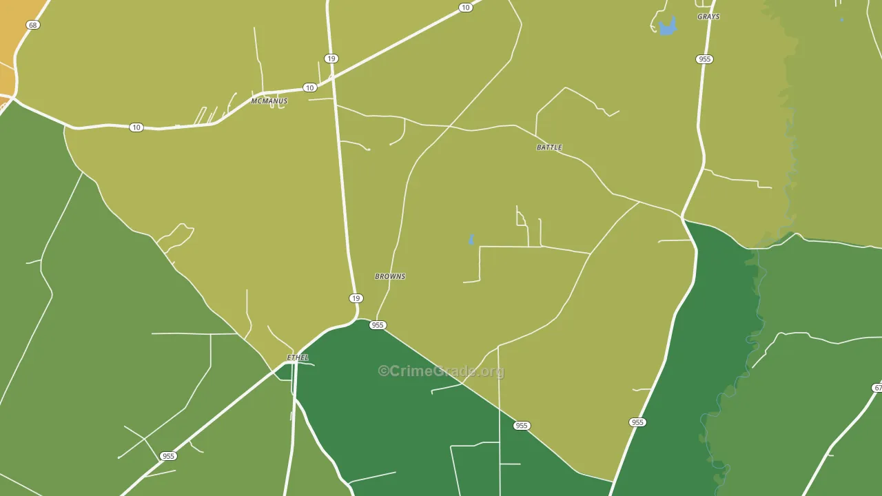 70730, LA Map of Theft Rates
