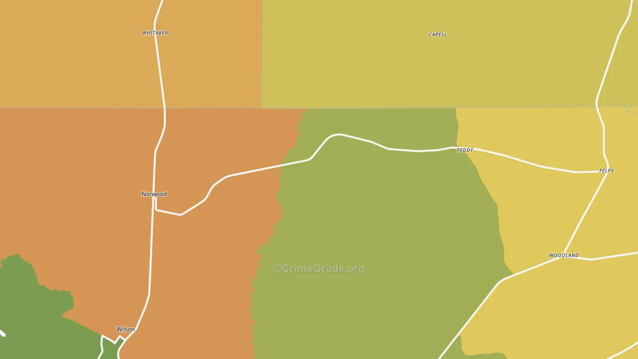 70761, LA Map of Theft Rates