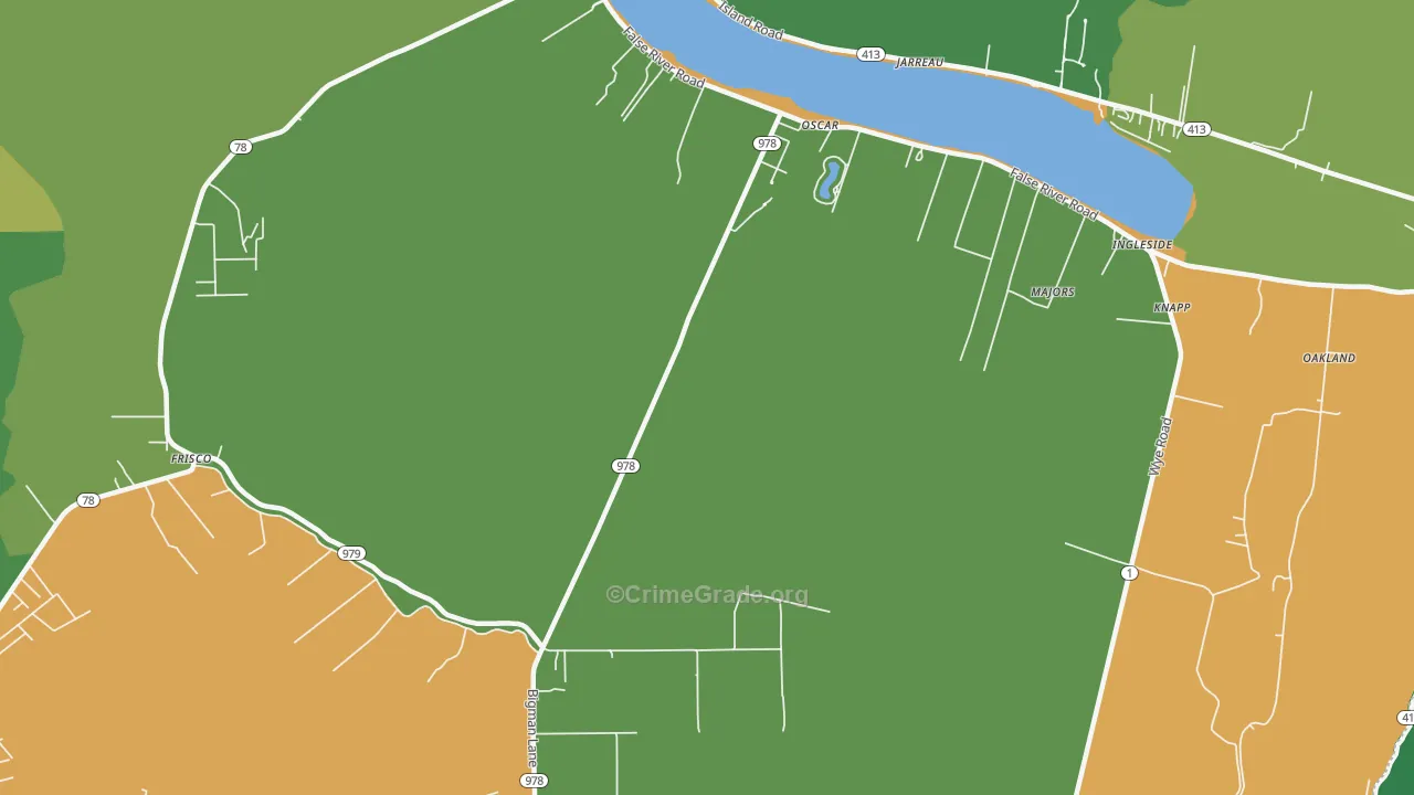 70762, LA Map of Theft Rates