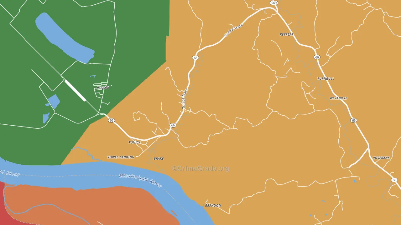70782, LA Map of Theft Rates