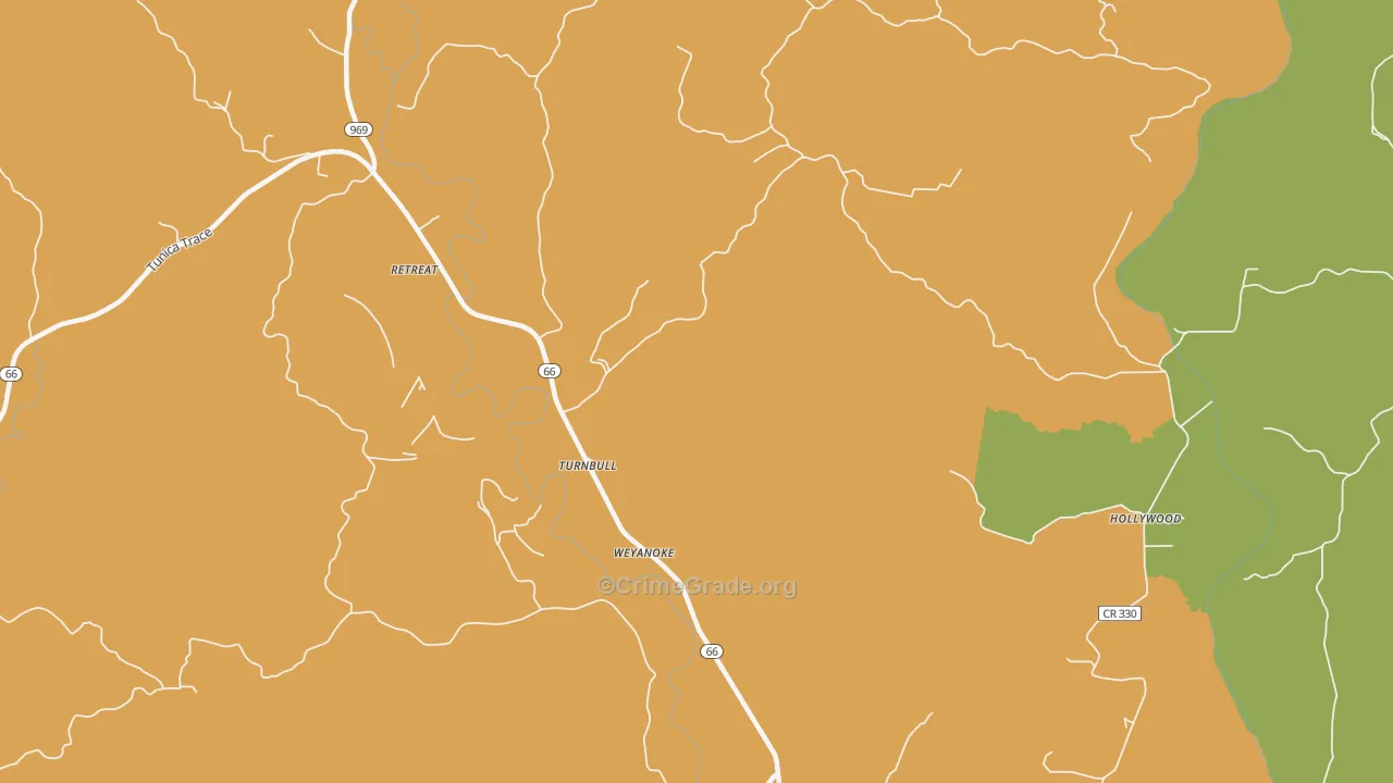 70787, LA Map of Theft Rates
