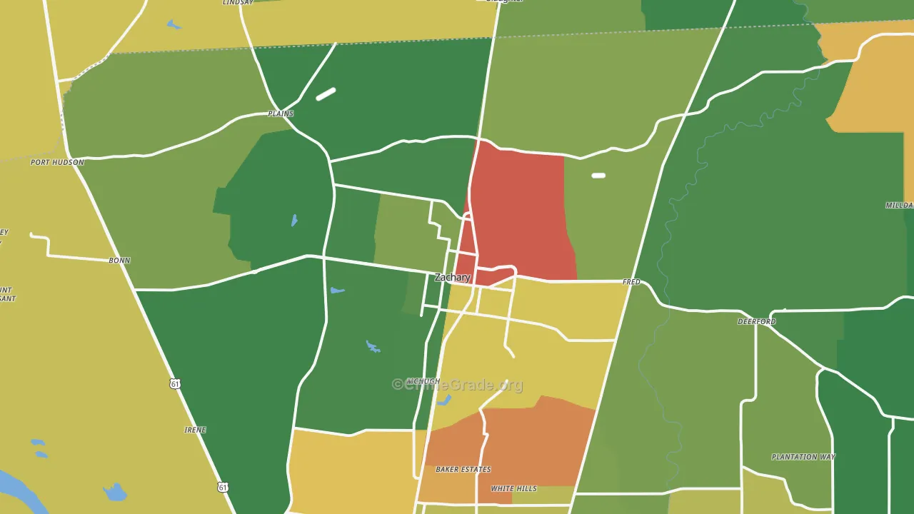 70791, LA Map of Theft Rates