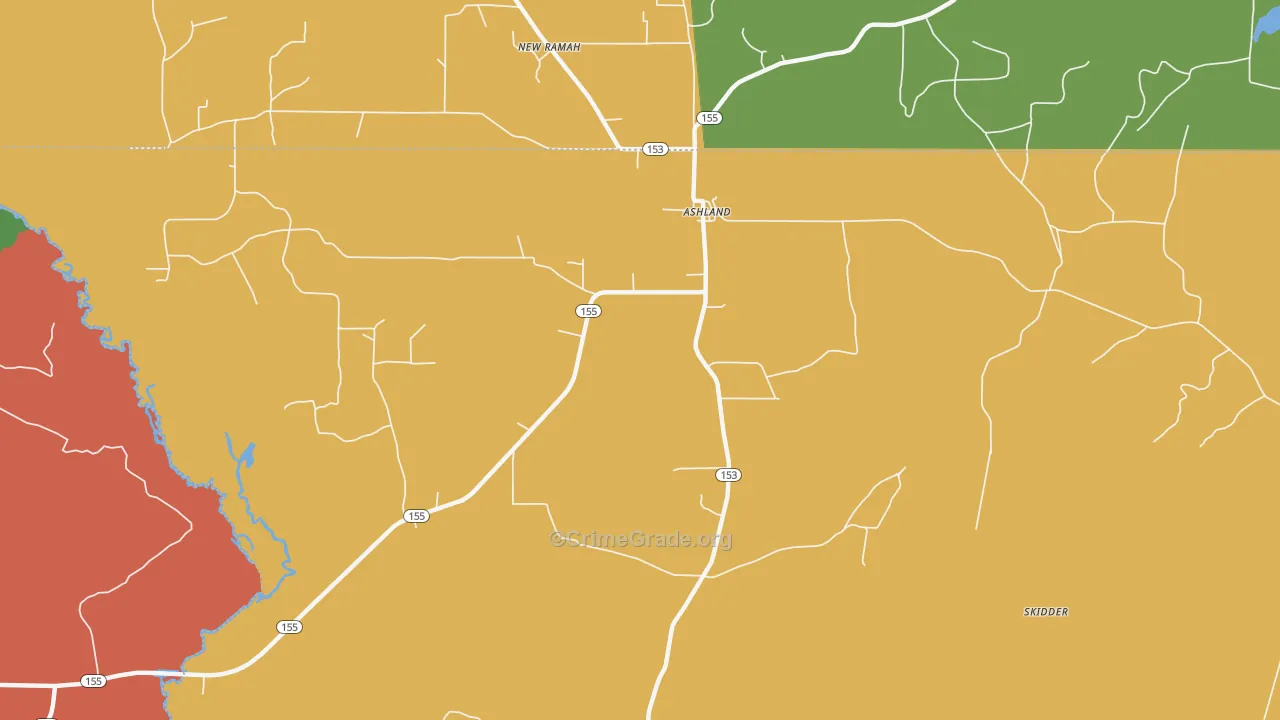 71002, LA Map of Theft Rates