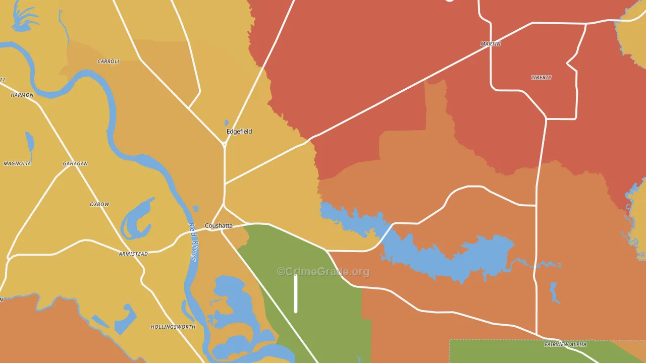 71019, LA Map of Theft Rates