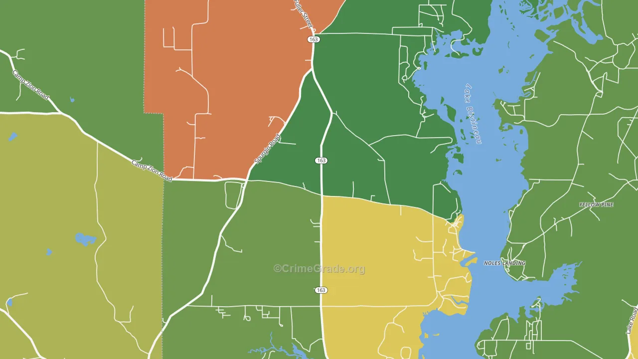 71023, LA Map of Theft Rates