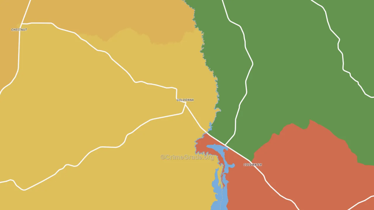 71031, LA Map of Theft Rates