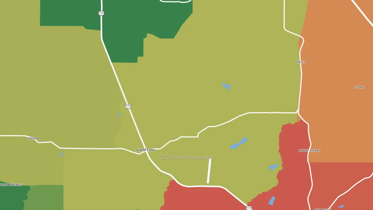 71032, LA Map of Theft Rates