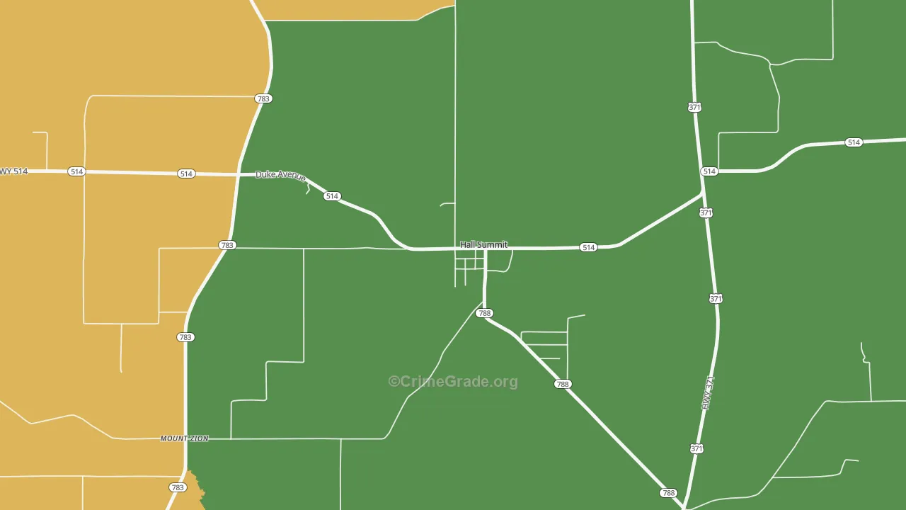 71034, LA Map of Theft Rates