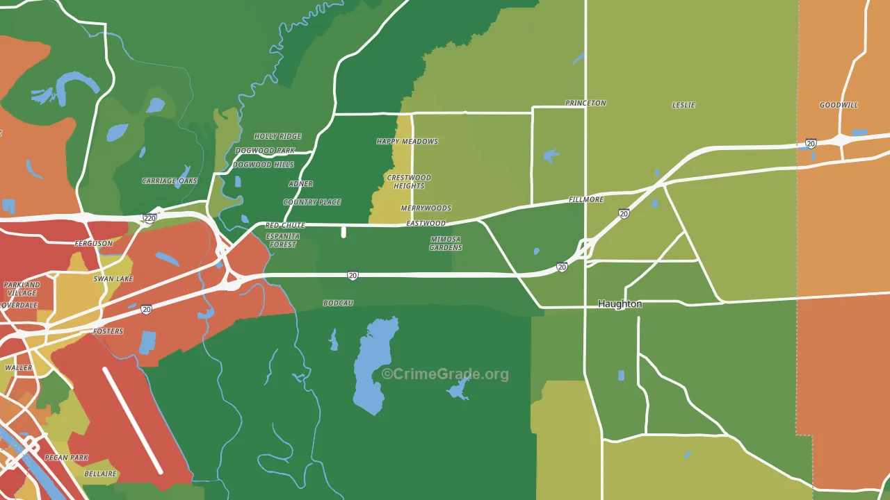 71037, LA Map of Theft Rates