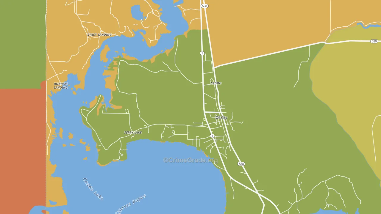 71061, LA Map of Theft Rates