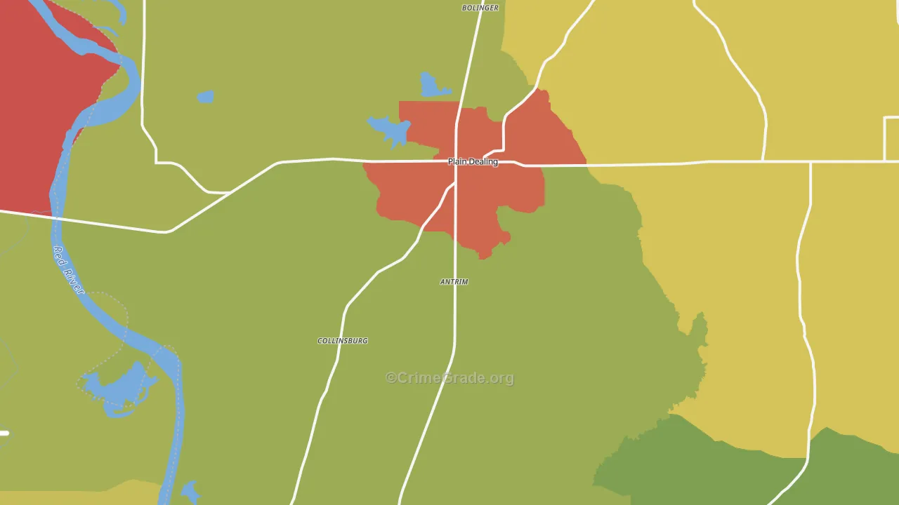 71064, LA Map of Theft Rates
